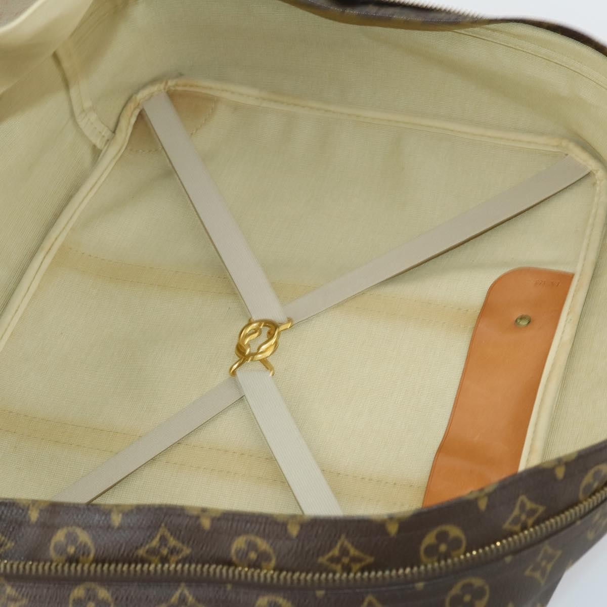 Louis Vuitton Sirius Handbag Monogram Canvas Brown Canvas Travel Bag Bag (Pre-Loved)