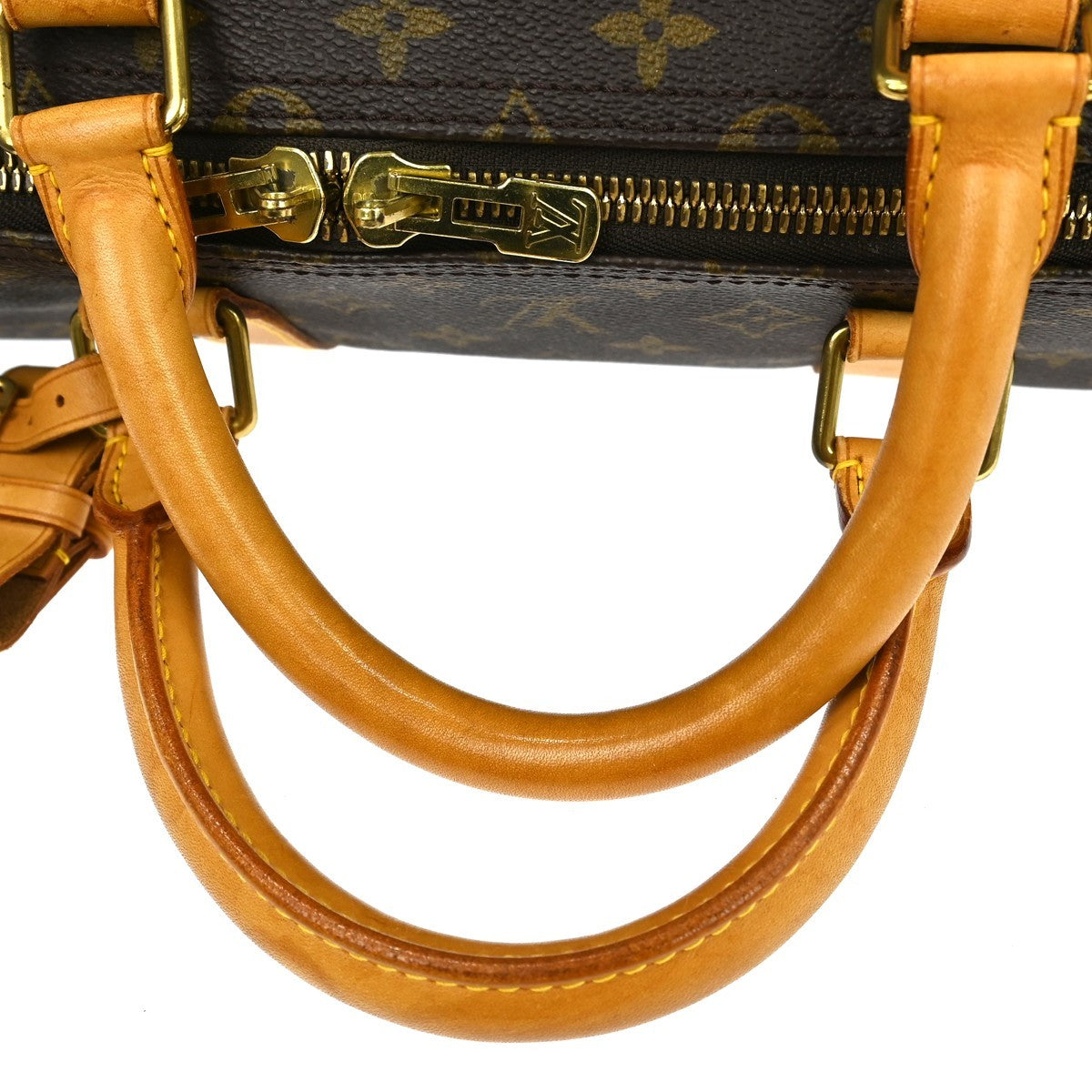 Louis Vuitton Keepall Bag Monogram Canvas Brown Canvas Travel Bag Bag (Authentic Pre-Loved)