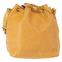 Louis Vuitton Petit Noe Handbag Epi Leather Yellow Leather Shoulder Bag Bag (Pre-Loved)
