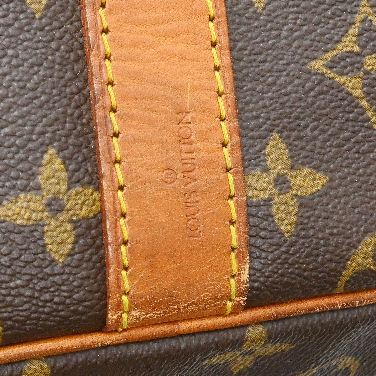 Louis Vuitton Keepall Bandouliere Bag Monogram Canvas Brown Canvas Travel Bag Bag (Authentic Pre-Loved)