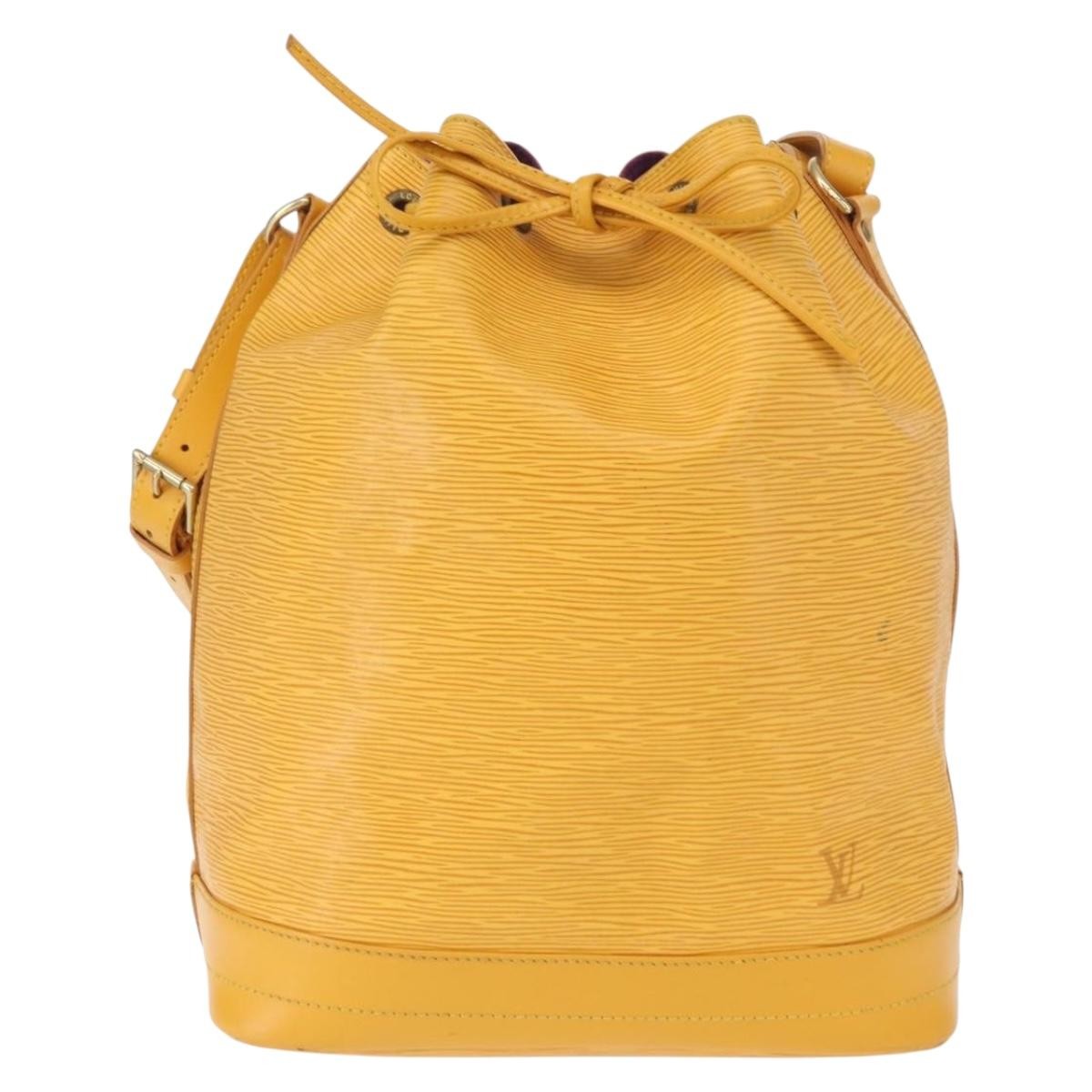 Louis Vuitton Noe Handbag Epi Leather Yellow Leather Shoulder Bag Bag (Authentic Pre-Loved)