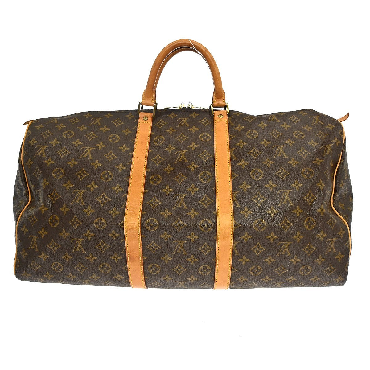 Louis Vuitton Louis Vuitton Keepall Bag Monogram Canvas Brown Canvas Travel Bag Bag (Authentic Pre-Loved)