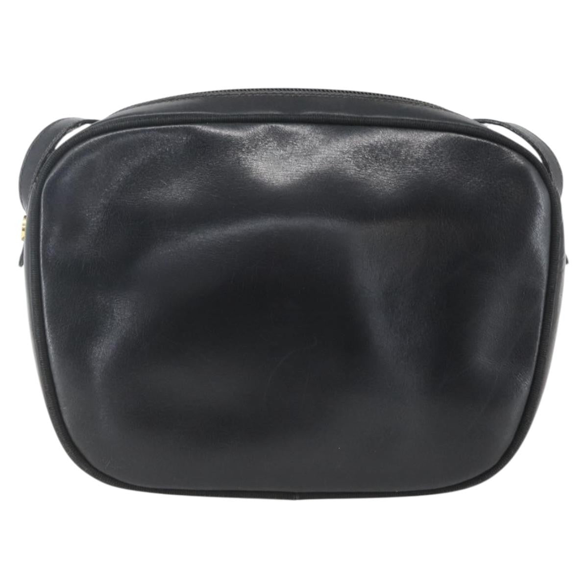 Salvatore Ferragamo Vara Bow Camera Shoulder Bag Patent Leather Black Leather Shoulder Bag Bag (Authentic Pre-Loved)