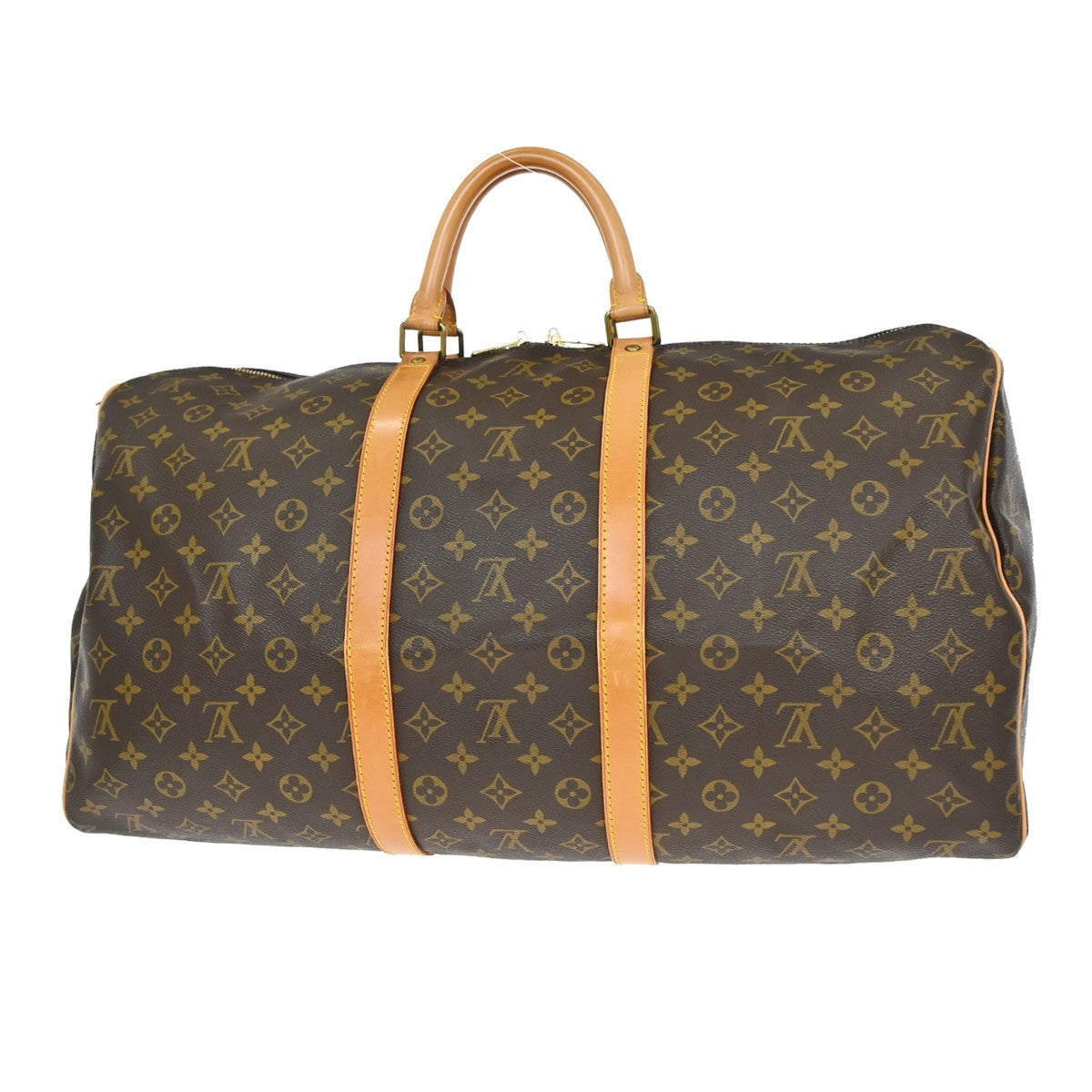 Louis Vuitton Louis Vuitton Keepall Bag Monogram Canvas Brown Canvas Travel Bag Bag (Authentic Pre-Loved)