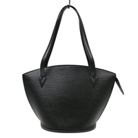 Louis Vuitton Louis Vuitton Saint Jacques Handbag Epi Leather Black Leather Tote Bag Bag (Authentic Pre-Loved)