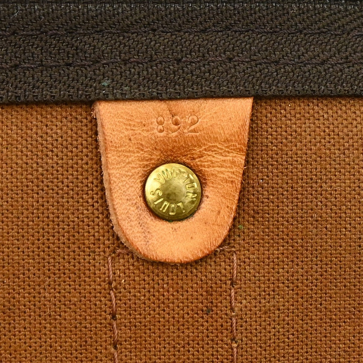 Louis Vuitton Keepall Bag Monogram Canvas Brown Canvas Travel Bag Bag (Authentic Pre-Loved)