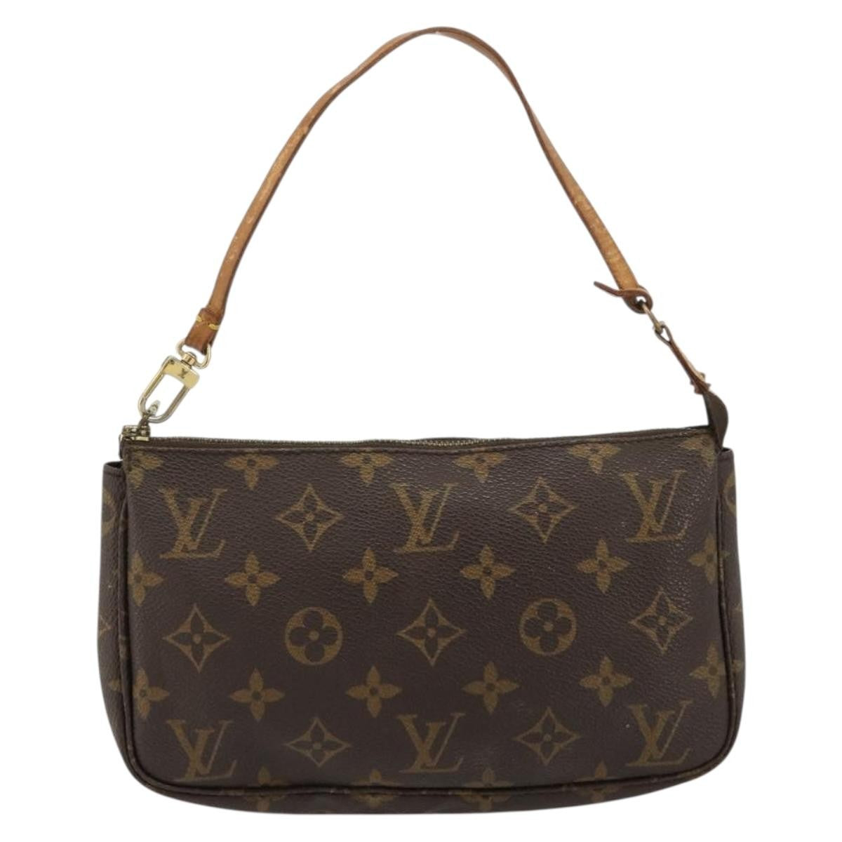 Louis Vuitton Pochette Accessoires Nm Monogram Canvas Brown Canvas Clutche & Pouche Bag (Authentic Pre-Loved)