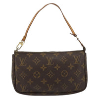 Louis Vuitton Pochette Accessoires Nm Monogram Canvas Brown Canvas Clutche & Pouche Bag (Authentic Pre-Loved)