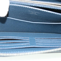 Louis Vuitton Zippy Xl Taiga Leather Navy Leather Wallets Accessory (Authentic Pre-Loved)