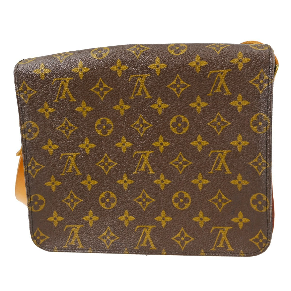 Louis Vuitton Louis Vuitton Cartouchiere Handbag Monogram Canvas Brown Canvas Shoulder Bag Bag (Authentic Pre-Loved)