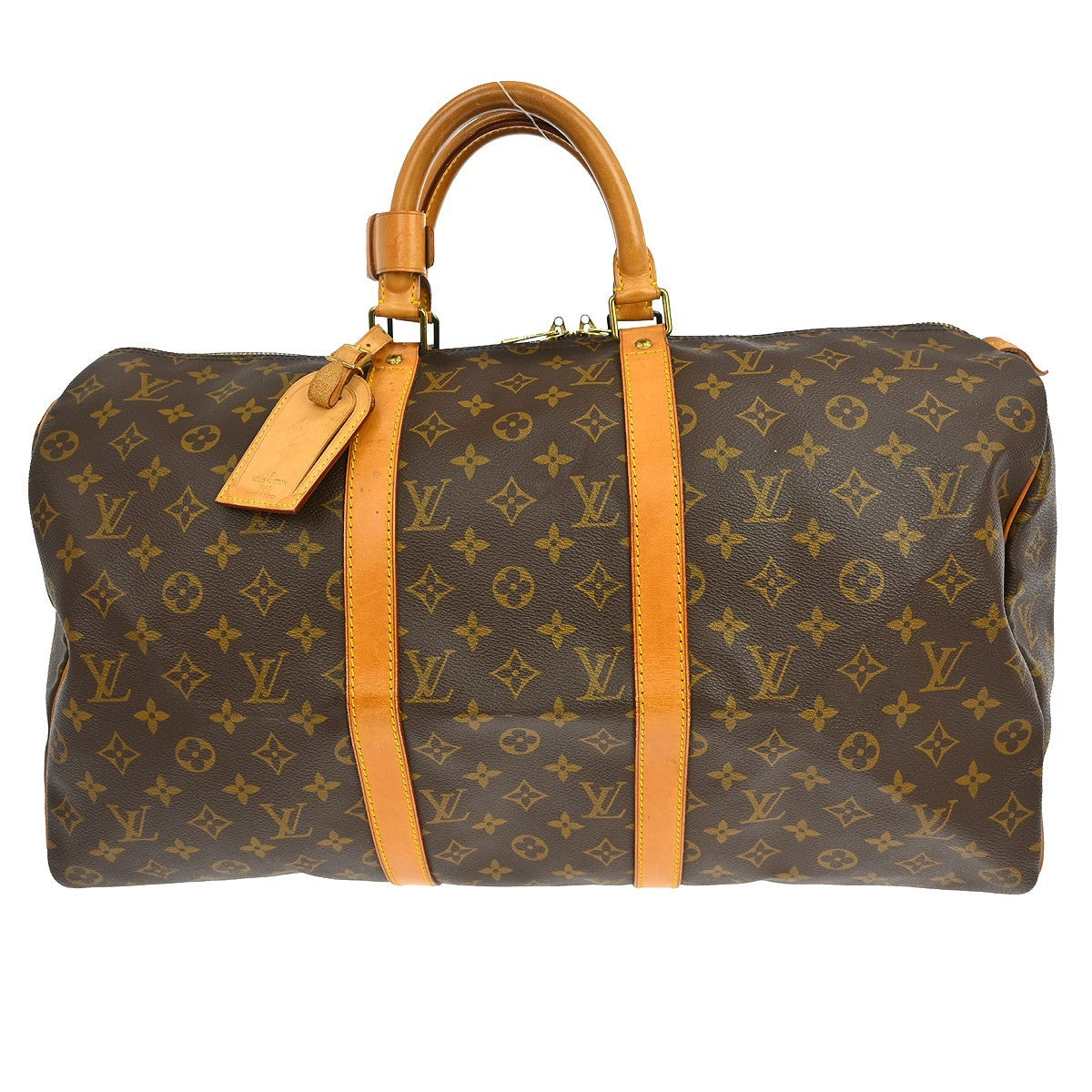 Louis Vuitton Louis Vuitton Keepall Bandouliere Bag Monogram Canvas Brown Canvas Travel Bag Bag (Pre-Loved)