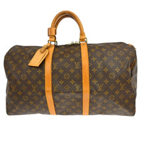 Louis Vuitton Louis Vuitton Keepall Bandouliere Bag Monogram Canvas Brown Canvas Travel Bag Bag (Pre-Loved)