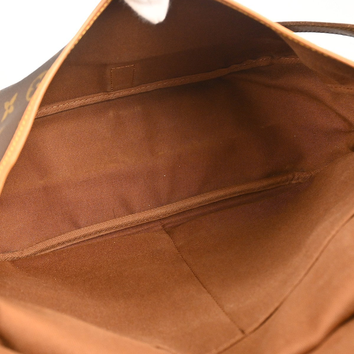 Louis Vuitton Louis Vuitton Saumur Handbag Monogram Canvas Brown Canvas Shoulder Bag Bag (Pre-Loved)