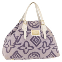 Louis Vuitton Tahitienne Cabas Canvas Purple Canvas Tote Bag Bag (Authentic Pre-Loved)