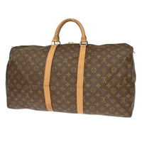 Louis Vuitton Louis Vuitton Keepall Bag Monogram Canvas Brown Canvas Travel Bag Bag (Pre-Loved)