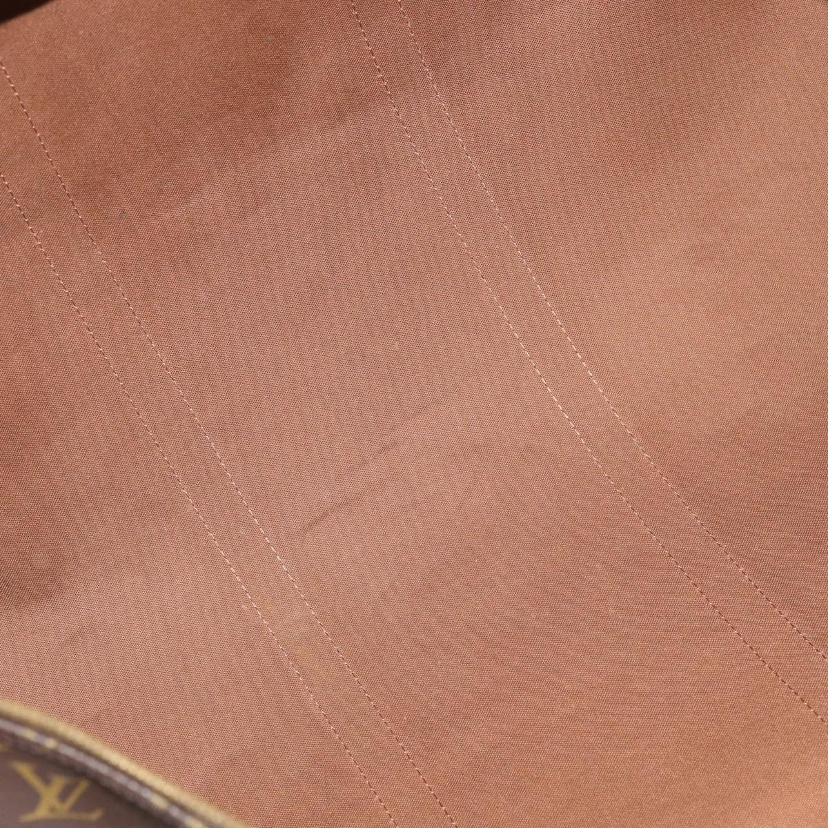 Louis Vuitton Keepall Bag Monogram Canvas Brown Canvas Travel Bag Bag (Authentic Pre-Loved)
