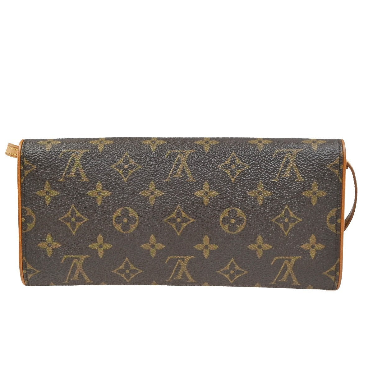 Louis Vuitton Twin Handbag Monogram Canvas Brown Canvas Clutche & Pouche Bag (Pre-Loved)