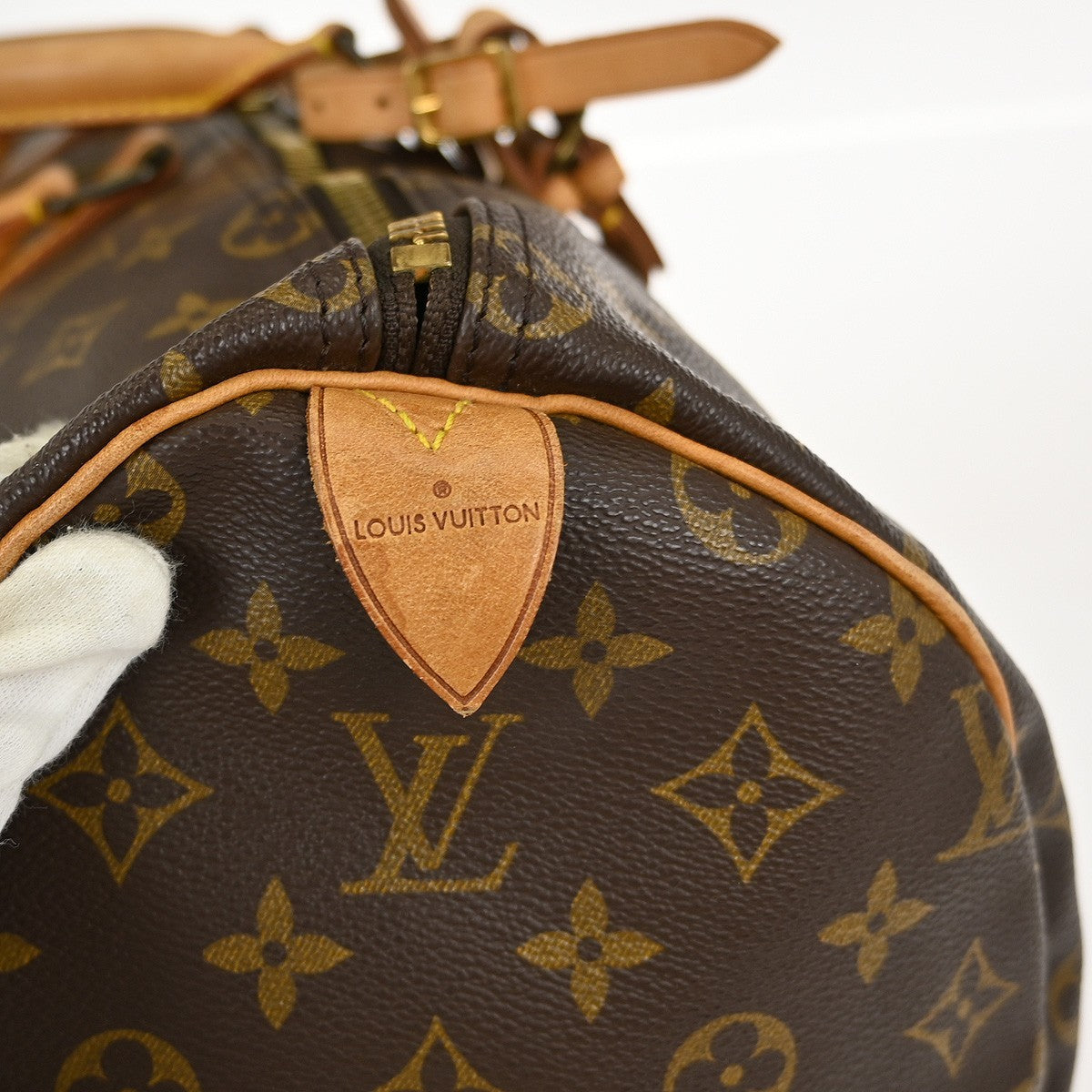 Louis Vuitton Louis Vuitton Keepall Bag Monogram Canvas Brown Canvas Travel Bag Bag (Pre-Loved)