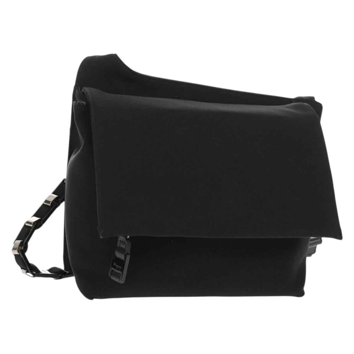 Salvatore Ferragamo Vintage Shoulder Bag Nylon Black Nylon Shoulder Bag Bag (Pre-Loved)