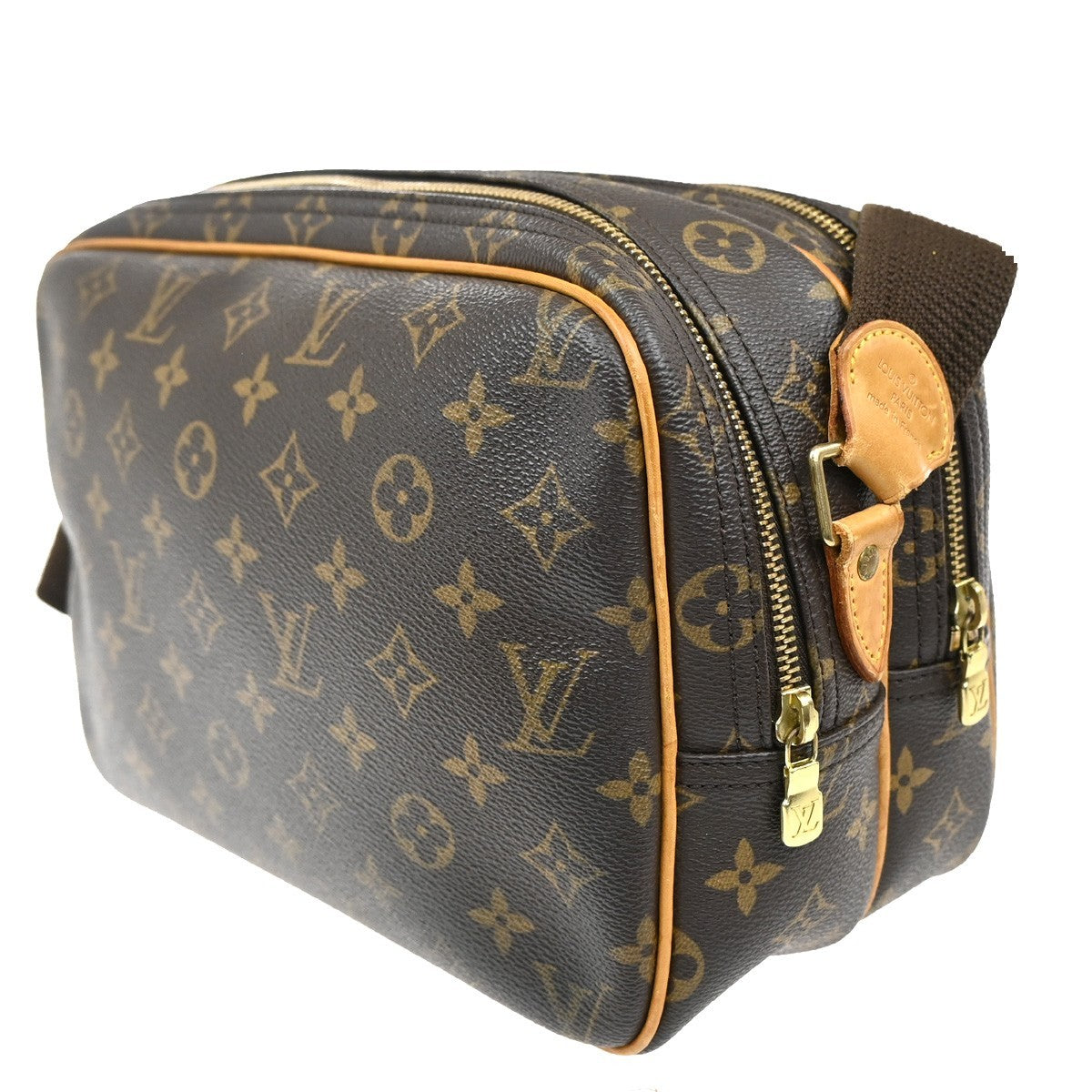 Louis Vuitton Reporter Bag Monogram Canvas Brown Canvas Shoulder Bag Bag (Pre-Loved)