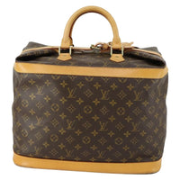 Louis Vuitton Cruiser Handbag Monogram Canvas Brown Canvas Travel Bag Bag (Pre-Loved)