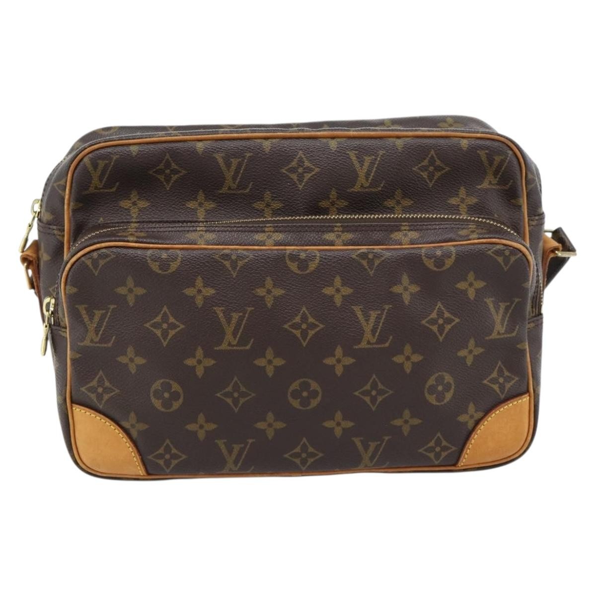Louis Vuitton Nil Messenger Bag Monogram Canvas Brown Canvas Shoulder Bag Bag (Pre-Loved)