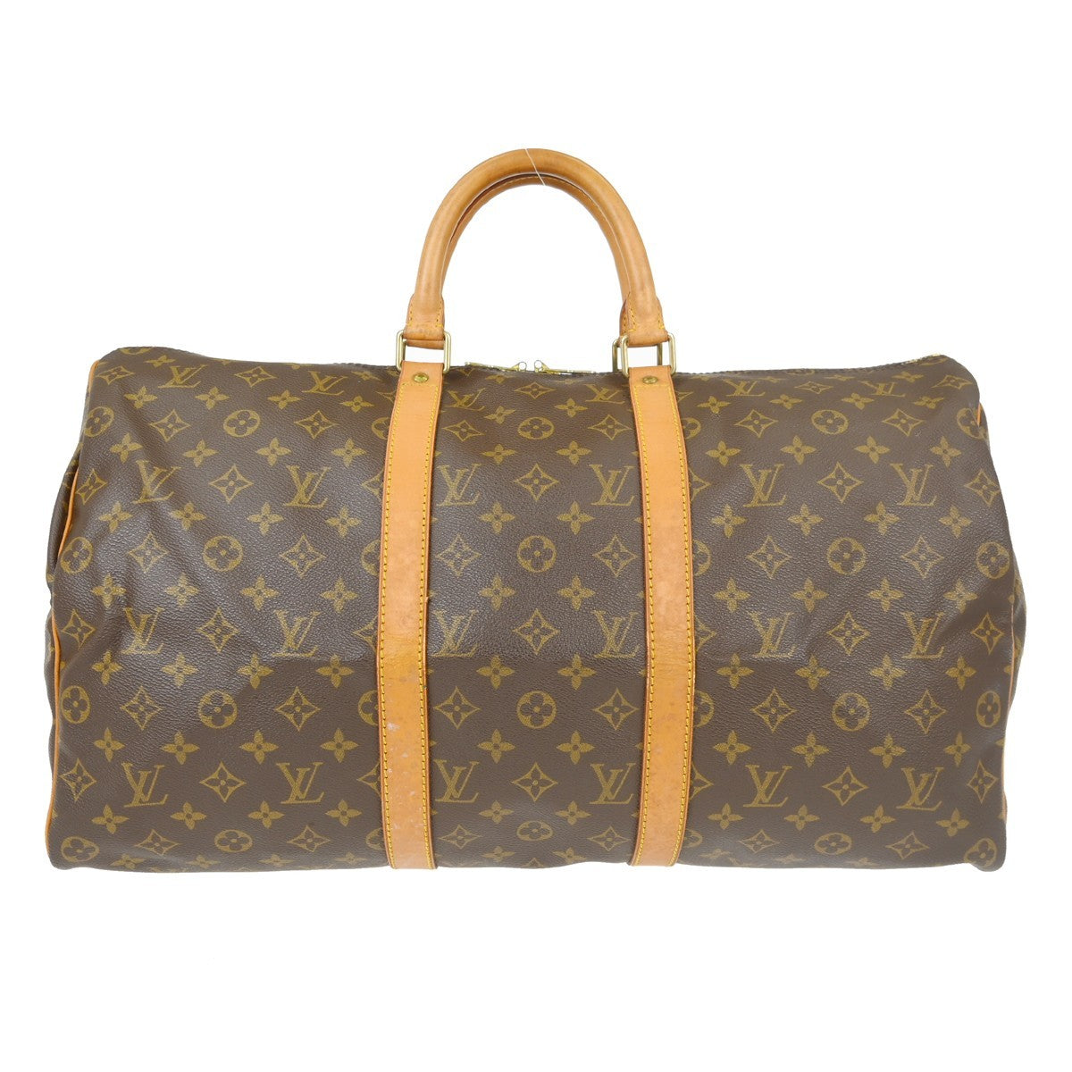 Louis Vuitton Louis Vuitton Keepall Bag Monogram Canvas Brown Canvas Travel Bag Bag (Pre-Loved)