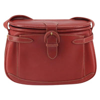 Gucci Vintage Shoulder Bag Leather Red Leather Shoulder Bag Bag (Authentic Pre-Loved)