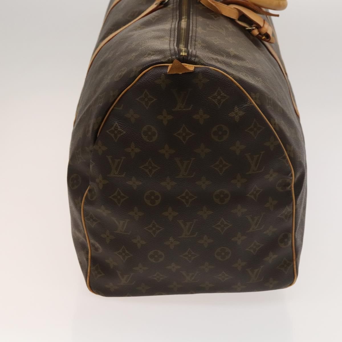 Louis Vuitton Keepall Bag Monogram Canvas Brown Canvas Travel Bag Bag (Authentic Pre-Loved)