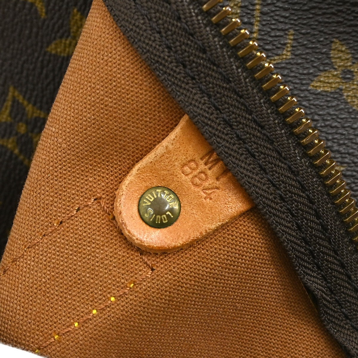 Louis Vuitton Louis Vuitton Keepall Bag Monogram Canvas Brown Canvas Travel Bag Bag (Pre-Loved)