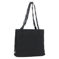 Prada Vintage Tote Nylon Black Nylon Tote Bag Bag (Authentic Pre-Loved)