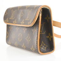 Louis Vuitton Florentine Waist Bag Monogram Canvas Brown Canvas Clutche & Pouche Bag (Authentic Pre-Loved)