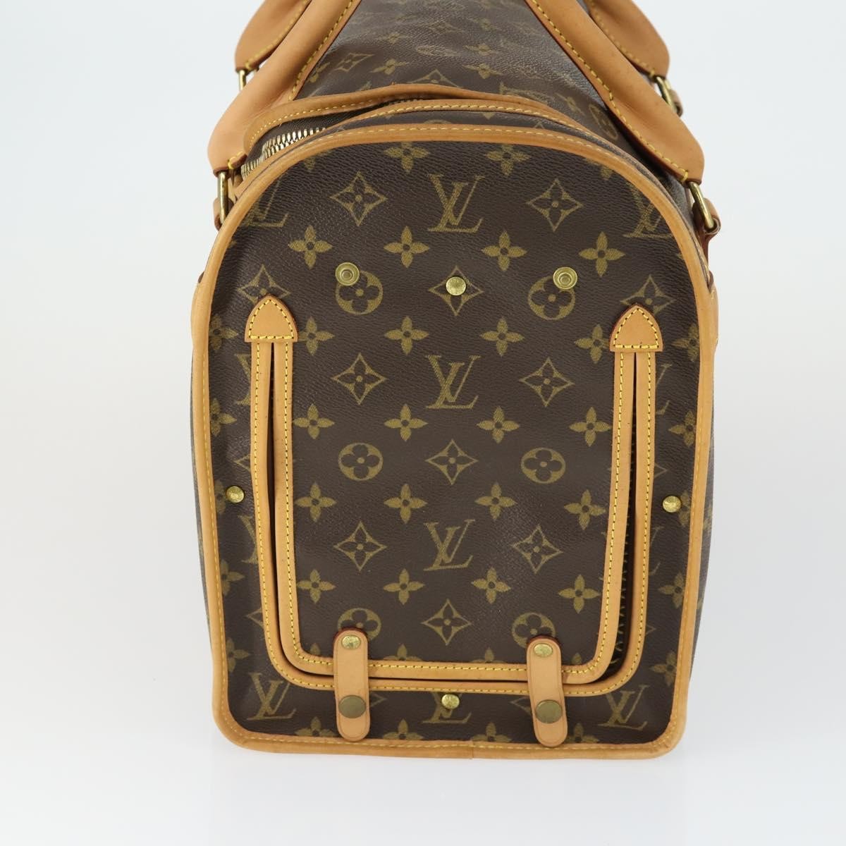 Louis Vuitton Louis Vuitton Dog Carrier Bag Monogram Canvas Brown Canvas Travel Bag Bag (Authentic Pre-Loved)