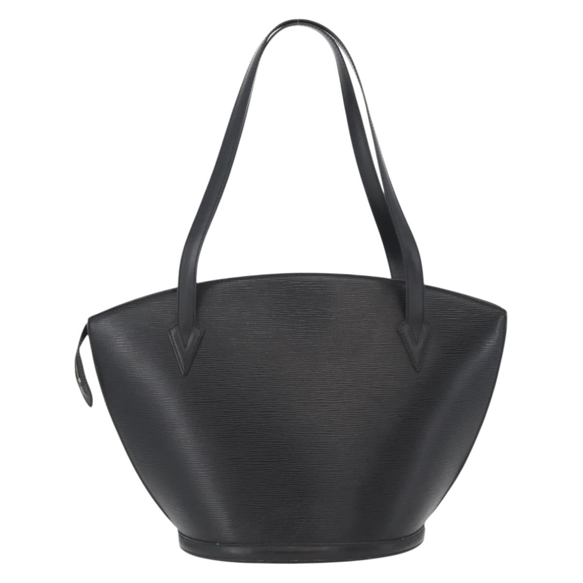 Louis Vuitton Saint Jacques Handbag Epi Leather Black Leather Shoulder Bag Bag (Authentic Pre-Loved)