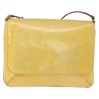 Louis Vuitton Thompson Street Handbag Monogram Vernis Yellow Patent_Leather Shoulder Bag Bag (Authentic Pre-Loved)