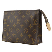 Louis Vuitton Louis Vuitton Toiletry Pouch Monogram Canvas Brown Canvas Wallets Accessory (Authentic Pre-Loved)