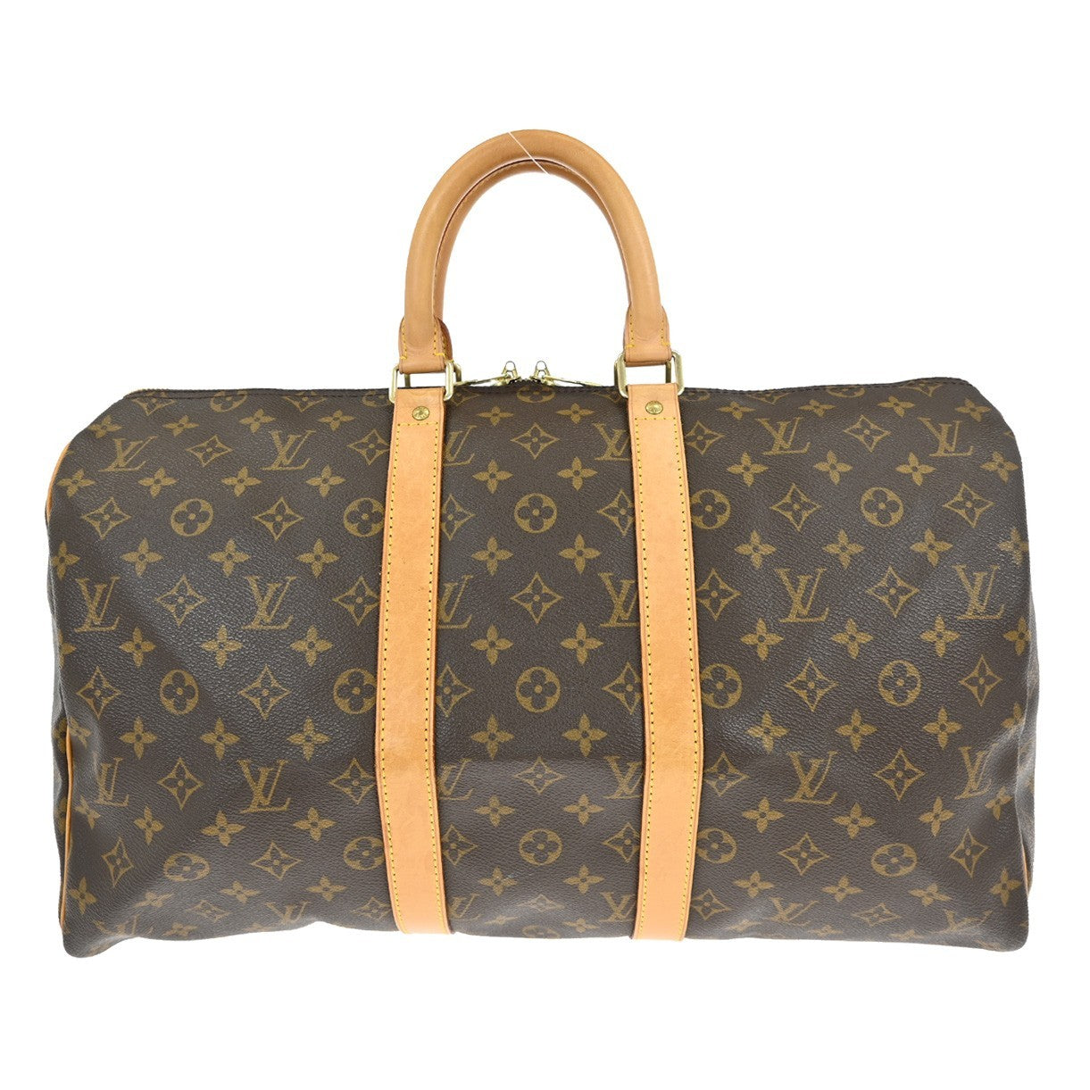 Louis Vuitton Louis Vuitton Keepall Bag Monogram Canvas Brown Canvas Travel Bag Bag (Pre-Loved)