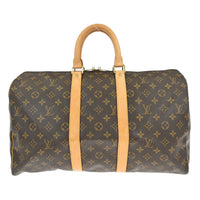 Louis Vuitton Louis Vuitton Keepall Bag Monogram Canvas Brown Canvas Travel Bag Bag (Pre-Loved)