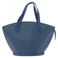 Louis Vuitton Saint Jacques Handbag Epi Leather Blue Leather Shoulder Bag Bag (Pre-Loved)