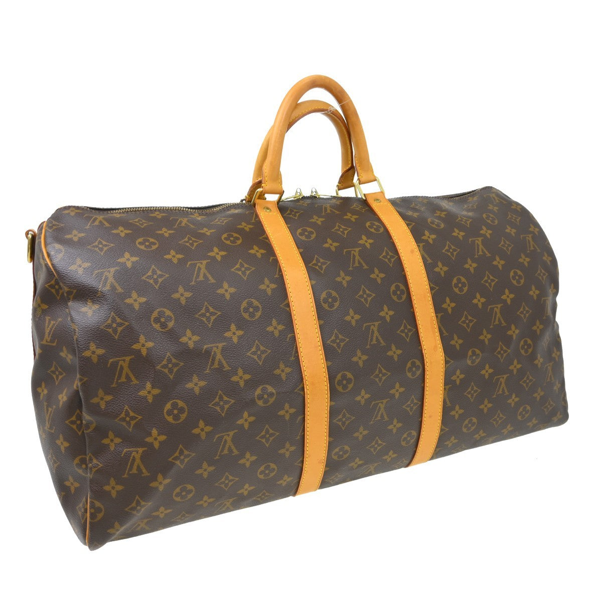 Louis Vuitton Louis Vuitton Keepall Bandouliere Bag Monogram Canvas Brown Canvas Travel Bag Bag (Authentic Pre-Loved)