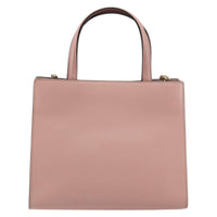 Salvatore Ferragamo Vara Bow Top Handle Convertible Tote Leather Pink Leather Tote Bag Bag (Pre-Loved)