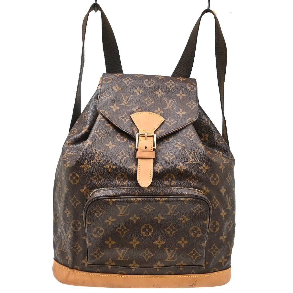 Louis Vuitton Louis Vuitton Vintage Montsouris Backpack Monogram Canvas Brown Canvas Backpack Bag (Pre-Loved)
