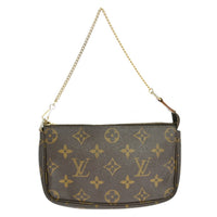Louis Vuitton Pochette Accessoires Monogram Canvas Brown Canvas Clutche & Pouche Bag (Authentic Pre-Loved)