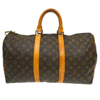 Louis Vuitton Louis Vuitton Keepall Bag Monogram Canvas Brown Canvas Travel Bag Bag (Authentic Pre-Loved)