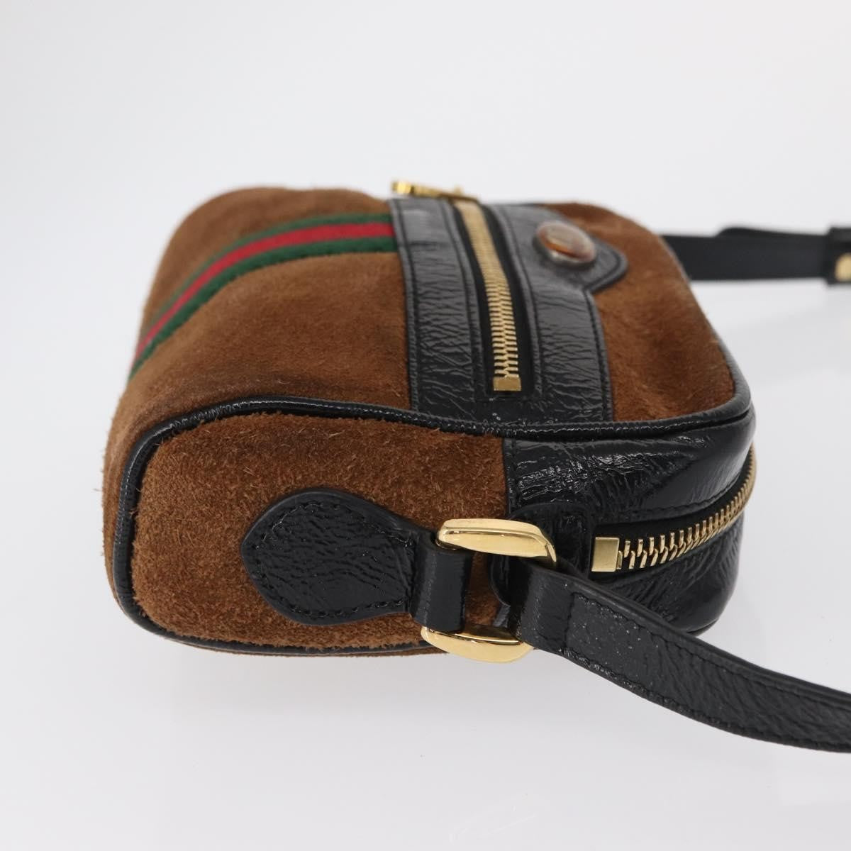 Gucci Ophidia Shoulder Bag Suede Brown Suede Shoulder Bag Bag (Authentic Pre-Loved)