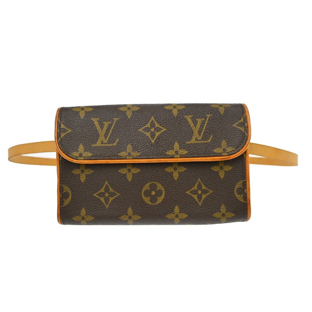 Louis Vuitton Louis Vuitton Florentine Waist Bag Monogram Canvas Brown Canvas Clutche & Pouche Bag (Pre-Loved)