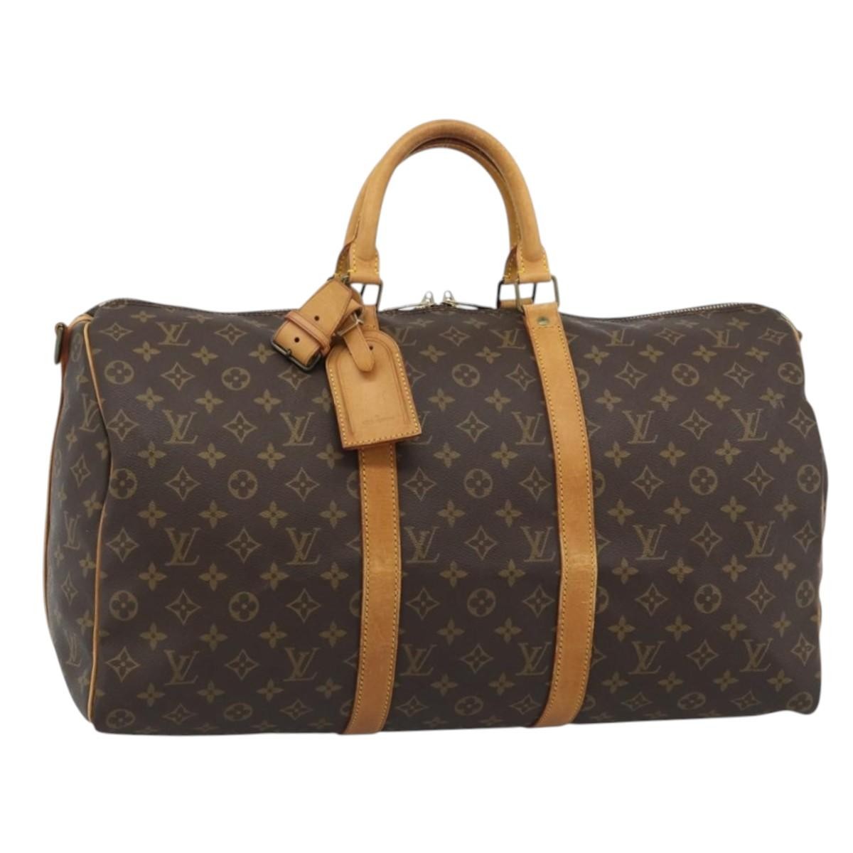 Louis Vuitton Louis Vuitton Keepall Bandouliere Bag Monogram Canvas Brown Canvas Travel Bag Bag (Pre-Loved)
