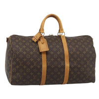 Louis Vuitton Louis Vuitton Keepall Bandouliere Bag Monogram Canvas Brown Canvas Travel Bag Bag (Pre-Loved)