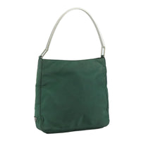 Prada Vintage Shoulder Bag Tessuto Green Nylon Shoulder Bag Bag (Authentic Pre-Loved)