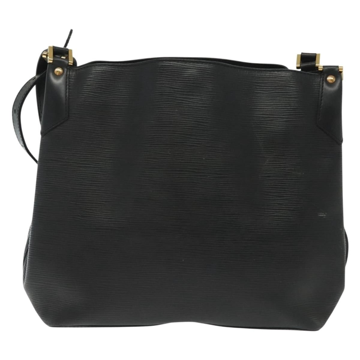 Louis Vuitton Mandara Handbag Epi Leather Black Leather Shoulder Bag Bag (Authentic Pre-Loved)